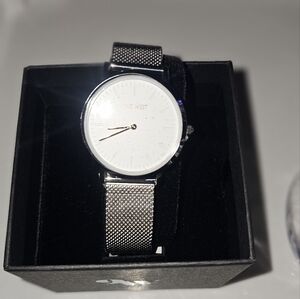 Womens Silver Mesh 9 West Watch